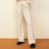 Monrow Cashmere Neps Lounge Sweats In Cream
