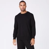 Monrow Lounge Sweatshirt In Black