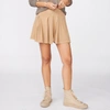 Monrow Archives Ponte Tennis Skirt In Latte