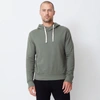 Monrow Pullover Hoody In Evergreen