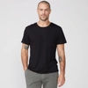 Monrow Relaxed Pocket Crew In Black
