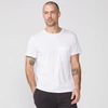 Monrow Relaxed Pocket Crew In White