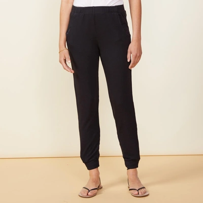 Monrow Supersoft Jogger In Gray In Black