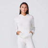 Monrow Supersoft Pullover Hoody In Ash