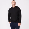 Monrow Supersoft Pullover Hoody In Black