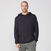 Monrow Supersoft Pullover Hoody In Faded Black