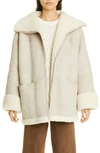 TOTÊME MENFI OVERSIZE GENUINE SHEARLING COAT