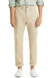 DOUBLE RL OFFICER COTTON TWILL CHINO PANTS