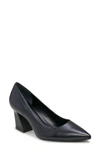 Vince Camuto Hailenda Pointed Toe Pump In Black Leather