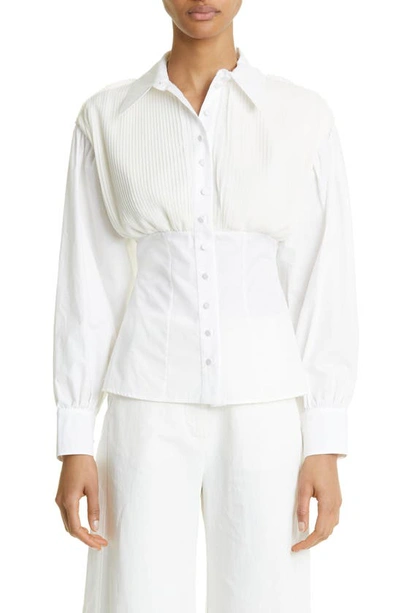 Renaissance Renaissance White Malik Shirt In 0377 White