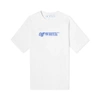 OFF-WHITE COTTON LOGO T-SHIRT DRESS