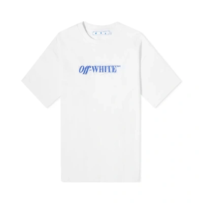 Off-white Cotton Logo T-shirt Dress In White