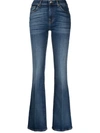 7 For All Mankind Bootcut Soho Light Jeans In Blue