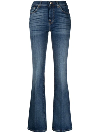 7 For All Mankind Bootcut Soho Light Jeans In Light Blue