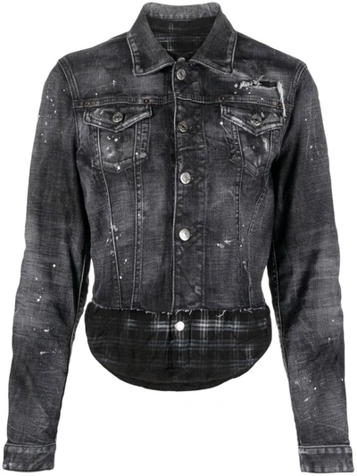 Dsquared2 Distressed-effect Denim Jacket In New