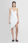 Jacquemus White Le Papier 'la Robe Saudade' Minidress In White