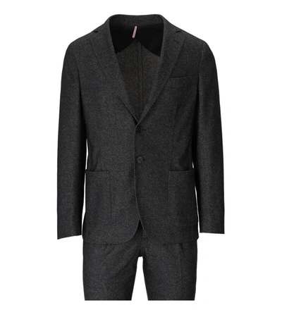 Santaniello Grey Denim Effect Suit