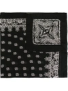 SAINT LAURENT PAISLEY PRINT SCARF,3445284Y66711256872