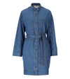 Weekend Max Mara Blue Euro Denim Minidress In Blue