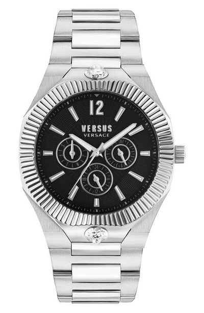 Versus Men's Echo Park Gold Stainless Steel Bracelet Watch 42mm In Silver