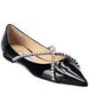 Jimmy Choo Black Flat Shoes In Black