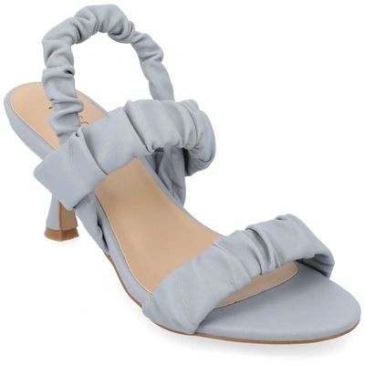 Journee Collection Amaree Slingback Sandal In Blue