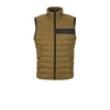 Hugo Boss Water-repellent Padded Gilet With 3d Logo Tape In Light Green