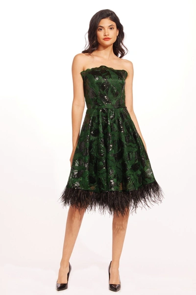 Eva Franco Alma Dress In Green