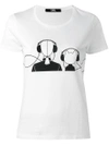 KARL LAGERFELD graphic print T-shirt,MACHINEWASH