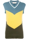 MARNI cashmere sleeveless knitted top,CVMDV01Q02FX36211884646