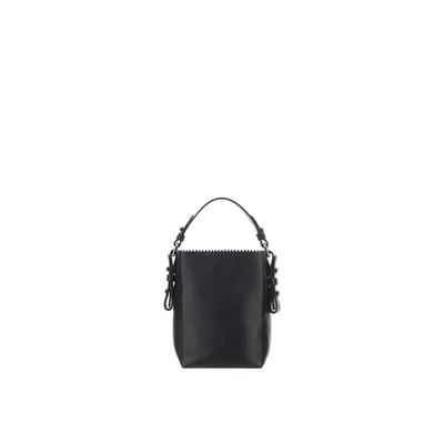Dsquared2 Small Leather Handbag In Black