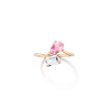 Aurate New York Toi Et Moi Gemstone Vintage Ring In White