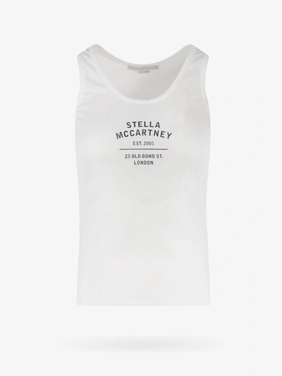 Stella Mccartney Stella Mc Cartney Logo Print Racerback Top In Multi-colored