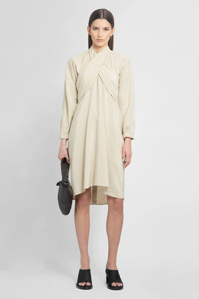 Lemaire Dresses In Beige