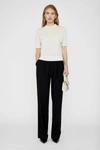 Anine Bing Monique Short-sleeved T-shirt In Ivory