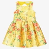 ABEL & LULA GIRLS YELLOW FLORAL DRESS