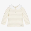 PAZ RODRIGUEZ BABY BOYS YELLOW KNITTED SWEATER
