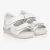 FALCOTTO BY NATURINO FALCOTTO BY NATURINO GIRLS WHITE LEATHER SANDALS