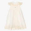ARTESANIA GRANLEI BABY IVORY LACE & TULLE CEREMONY GOWN