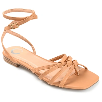 Journee Collection Collection Women's Indee Sandal In Brown