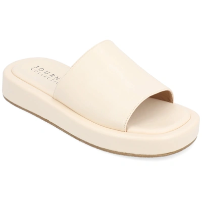 Journee Collection Collection Women's Tru Comfort Foam Denrie Sandals In White