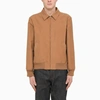 Apc Giles Cotton Bomber Jacket In Brown