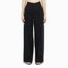 CHLOÉ CLASSIC BLUE LINEN TROUSERS,CHC23SPA07036/M_CHLOE-48M_108-36