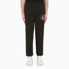 SPORTY AND RICH BLACK COTTON JOGGING TROUSERS