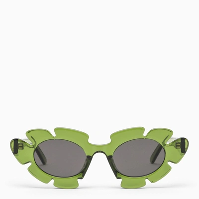 Loewe Paula's Ibiza Cat Eye Sunglasses, 47mm In Cactus Green