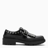 ALEXANDER MCQUEEN ALEXANDER MCQUEEN | BLACK/SILVER FRINGED LOAFER,730090WHSWD/M_ALEXQ-1081_600-43