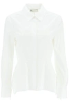 Tory Burch Poplin With Removable Collar Shirt In Animal Print