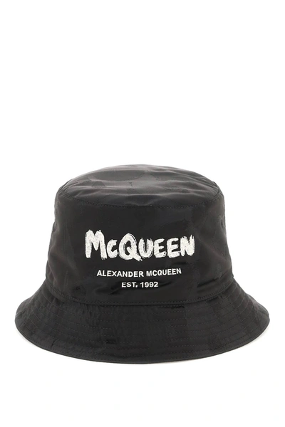 ALEXANDER MCQUEEN ALEXANDER MCQUEEN GRAFFITI BUCKET HAT