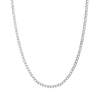 Aurate New York Large Gold Curb Chain Necklace In White