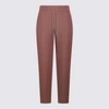 Fabiana Filippi Synthetic Fibers Trousers In Sacher